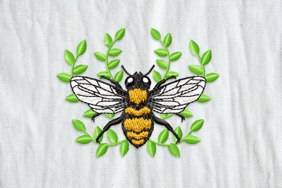 Cute Bee with Floral Ornament: A Designer Review