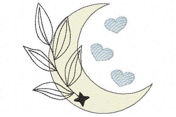 Moon with Flower and Hearts: Craft Fair Review