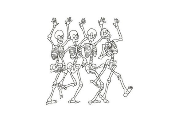Skeletons Dancing on Halloween: A Designer Review