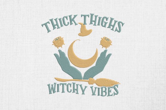 Thick Thighs Witchy Vibes Halloween Review